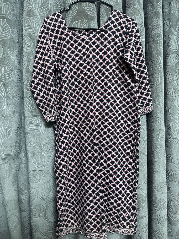 Patterned Kurta
