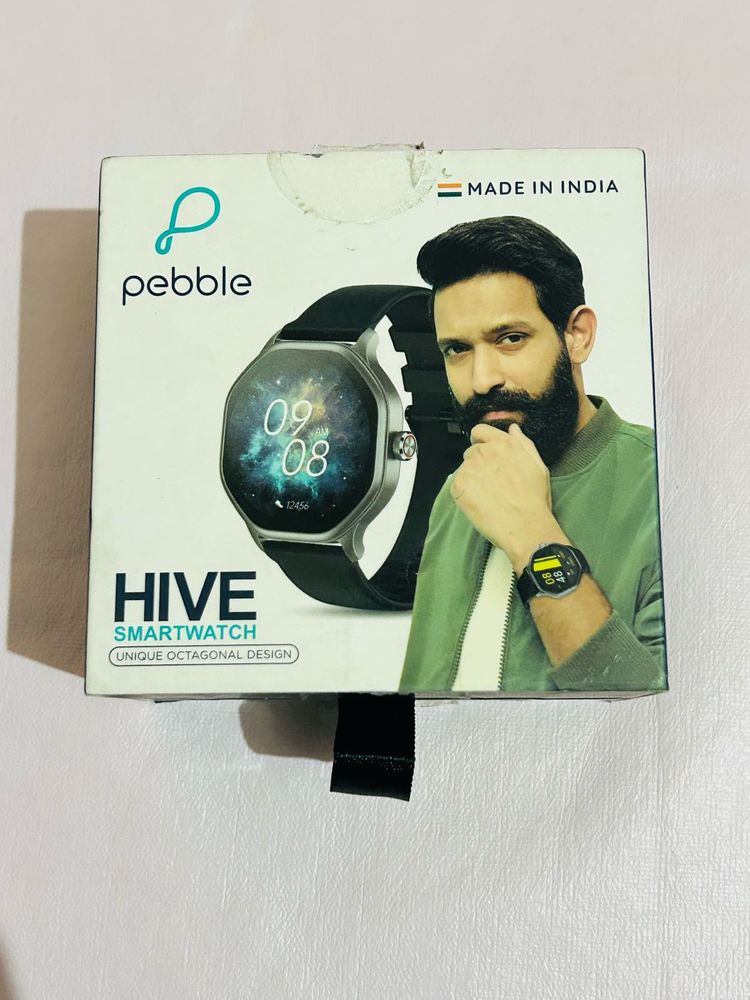 Man pebble HIVE SMARTWatch 1.39 HD Display BT Call