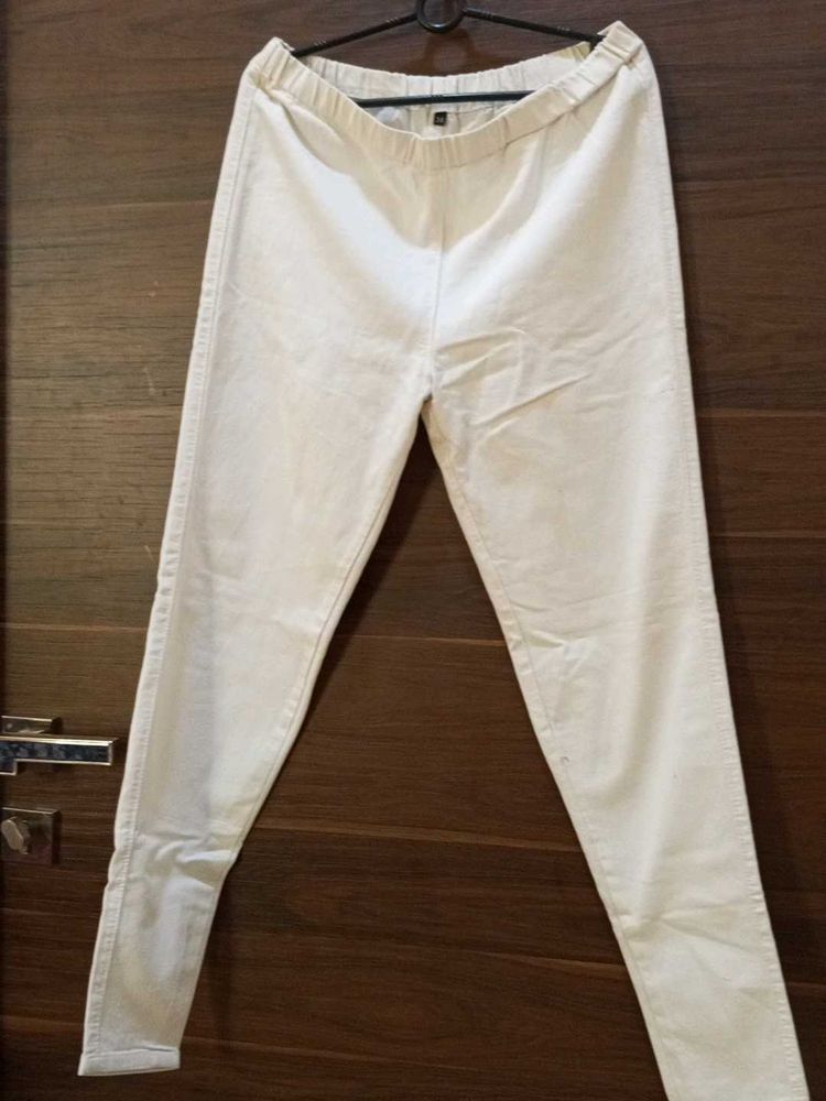 Off White Jeggings For Women