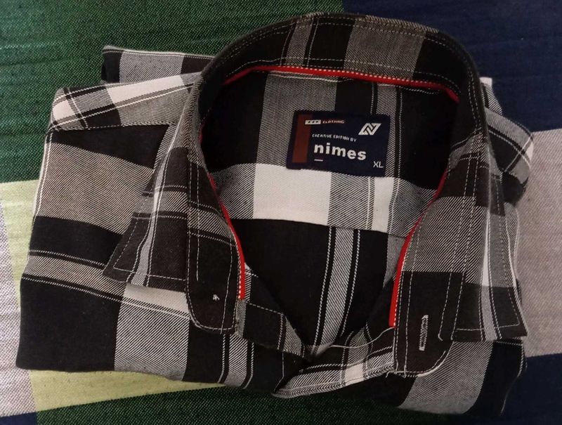 Nimes Plaid Button-Down Shirt