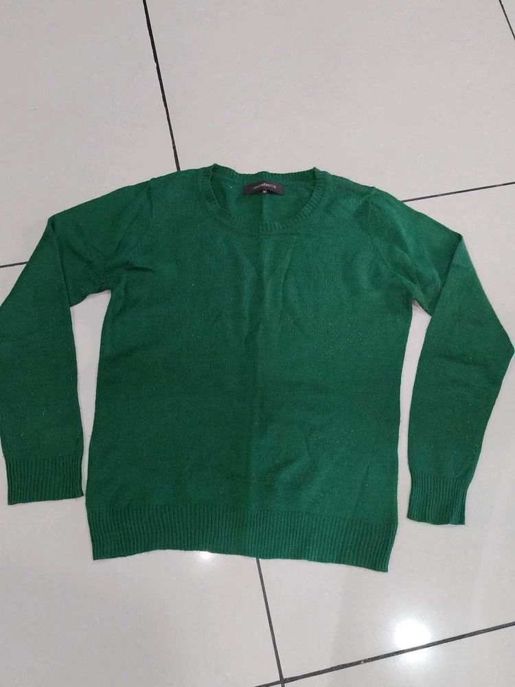 Emerald Green Pullover Sweater