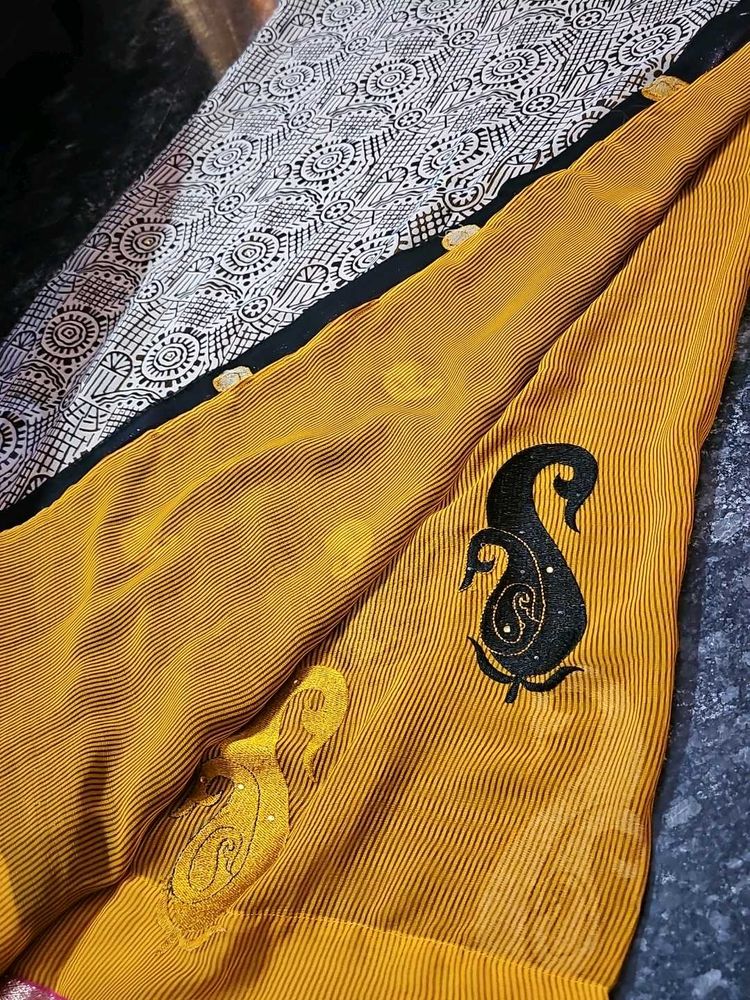 Double Design Saree