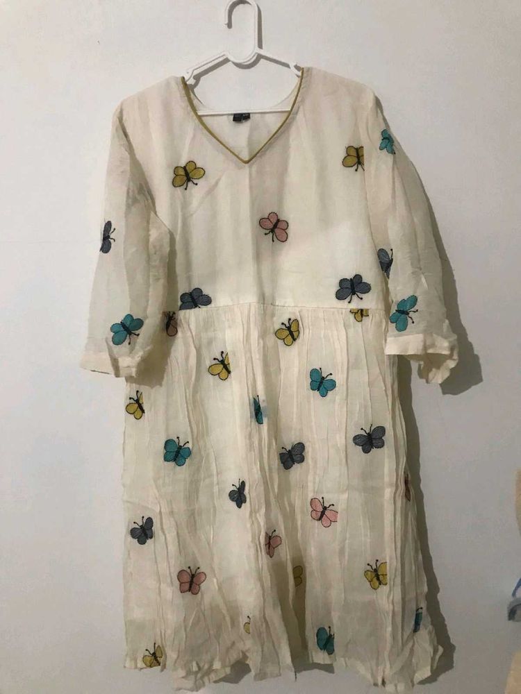 Butterfly Print Dress