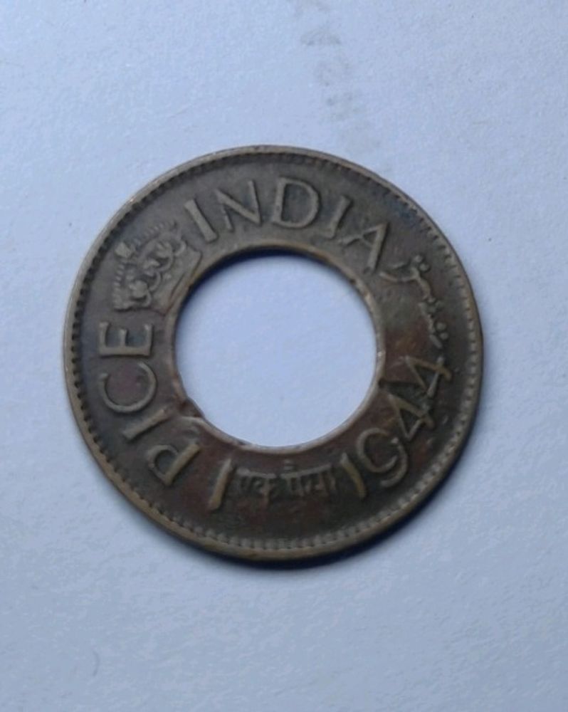 1 Pice Old Indian Coin (Year 1944)