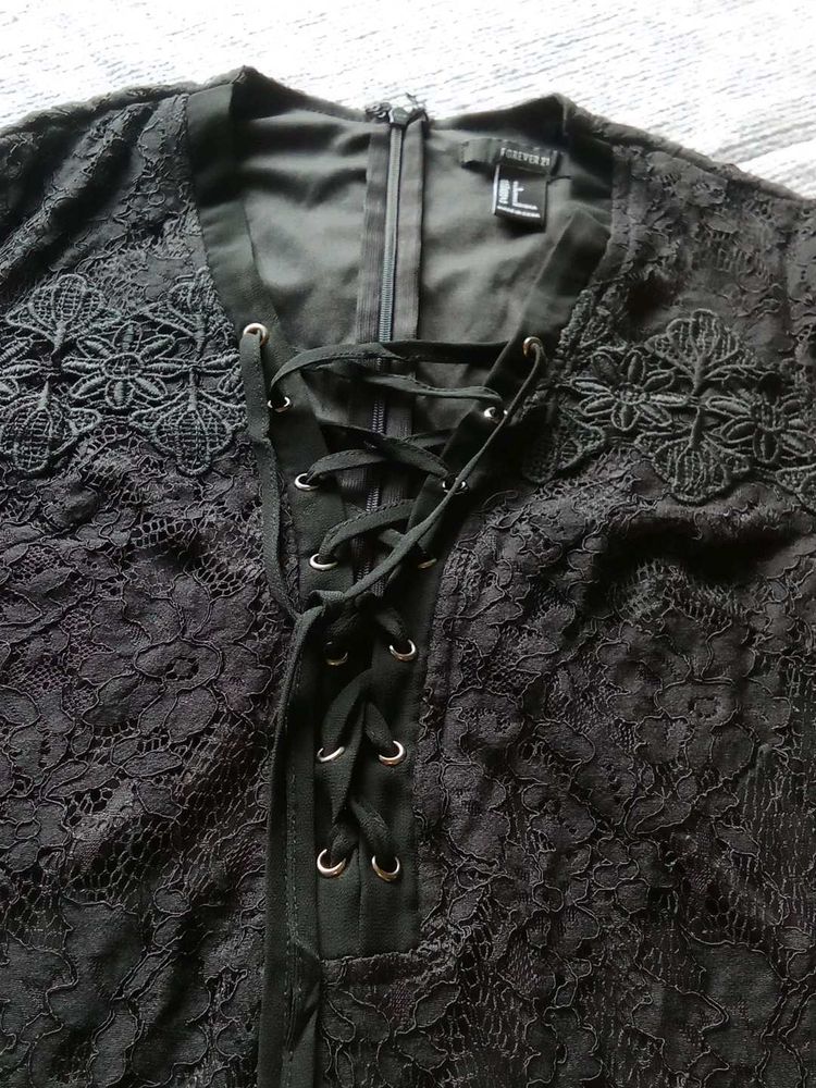 Black Lace Top