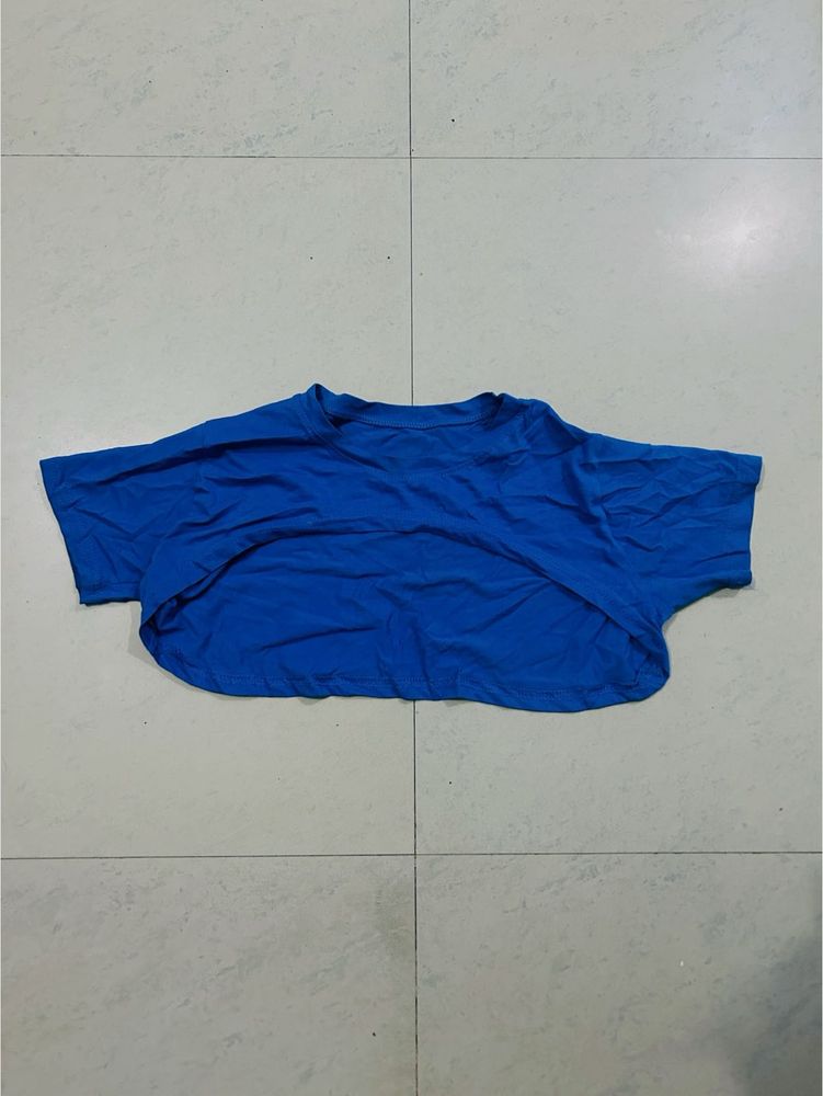 Blue Upper Cut Top