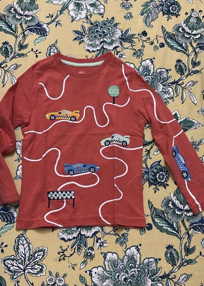 M&amp;S Kids Race Car Shirt