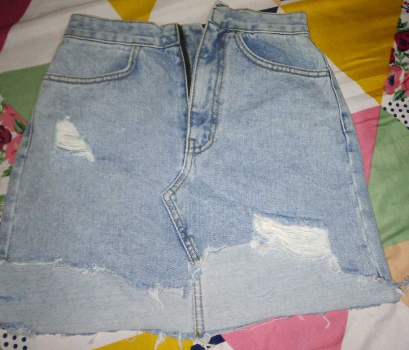 Hot Denim Skirt