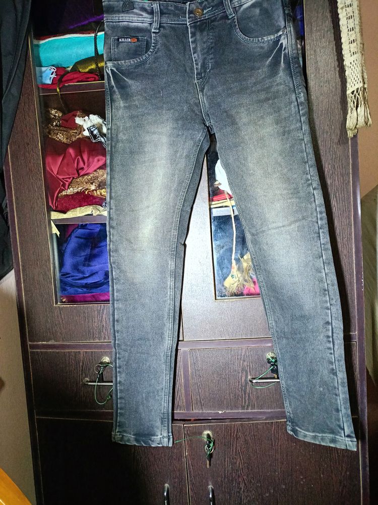 Solid Slim Fit Jeans For Men