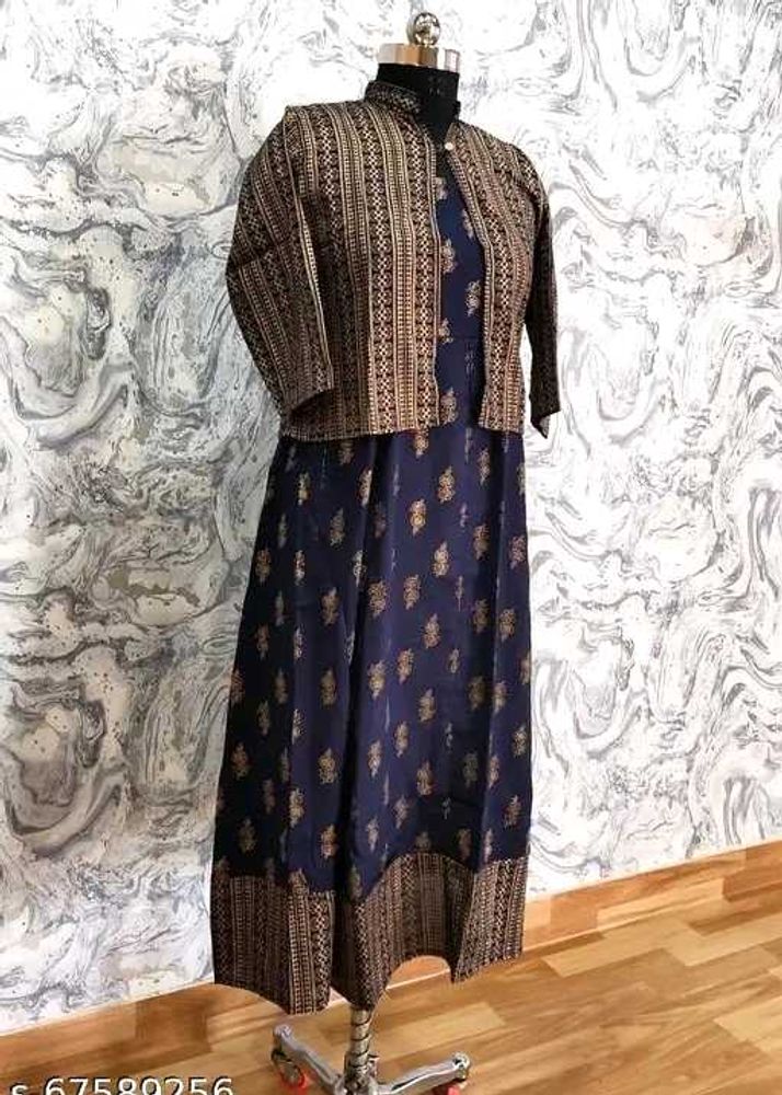 Anarkali Navy Blue Suit