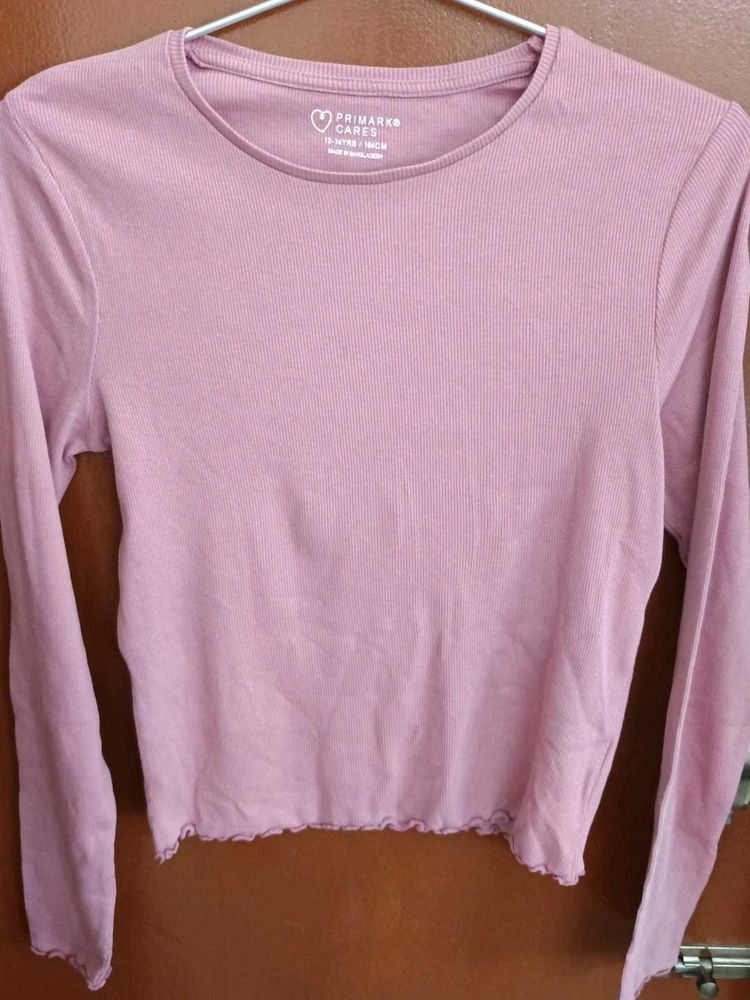 Pink Long Sleeve Top and Lower