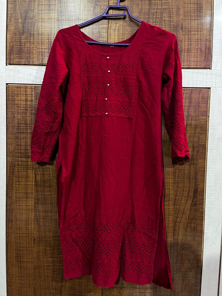 Pure Cotton Designer Kurti