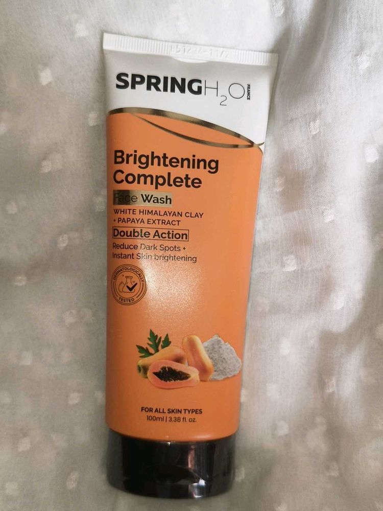 Spring H2O Brightening Face Wash