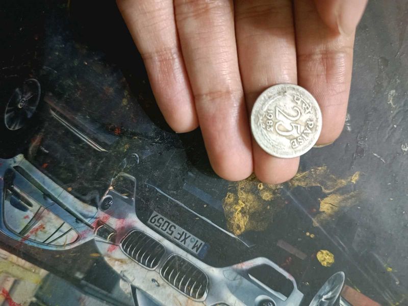 Antique 25p Coin