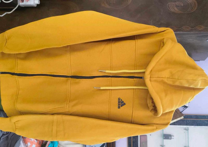 Adidas Yellow Hoodie