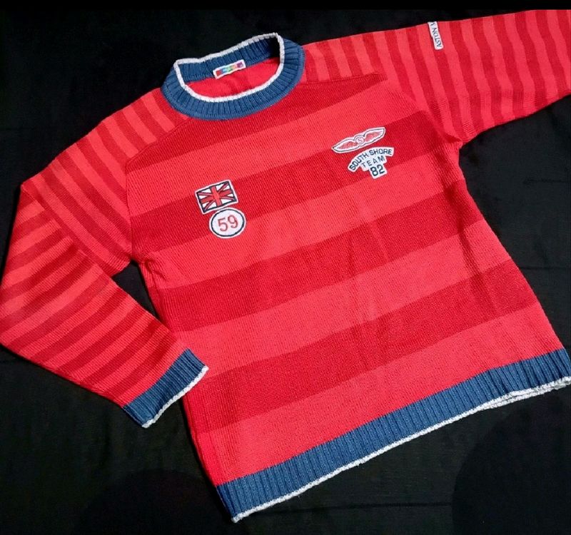 Red And Blue Pullover For Mens/ Women&#39;s😍❤✨