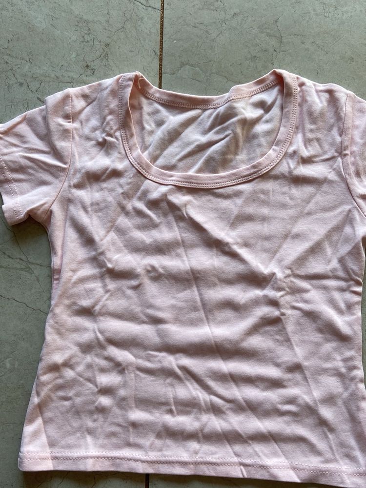 Pink Basic Tee
