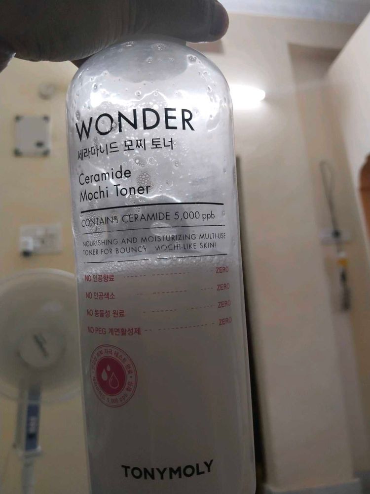 Korean brand WONDER Ceramide Mochi Milky Toner