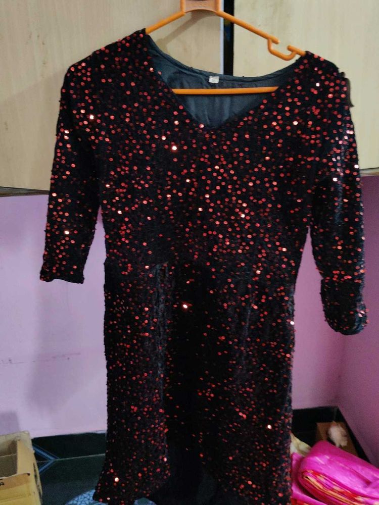 Sparkly Sequin Mini Dress