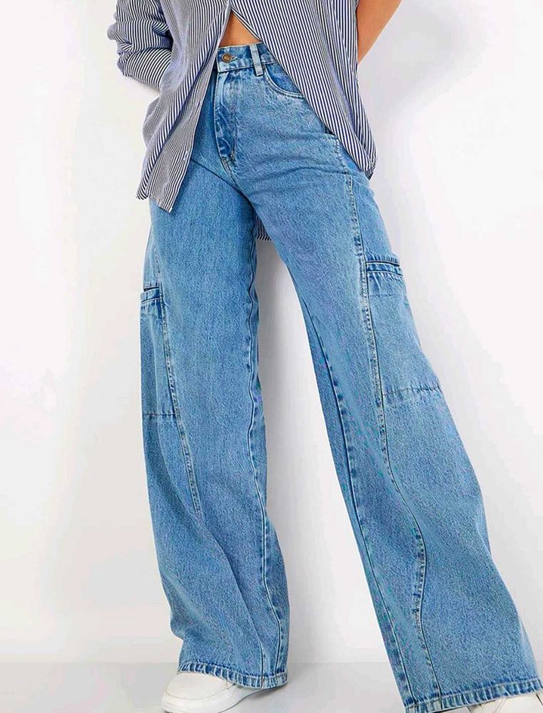 👖Wide Leg Light Wash Jeans