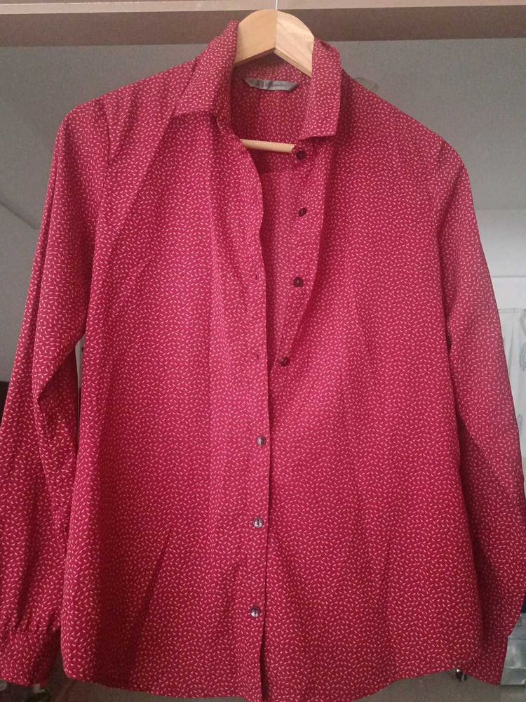 Red Patterned Shirt