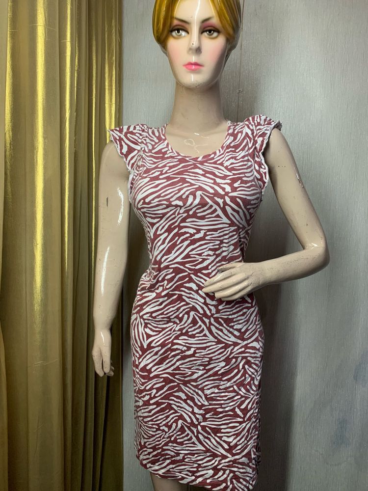 Animal Print Bodycon Dress