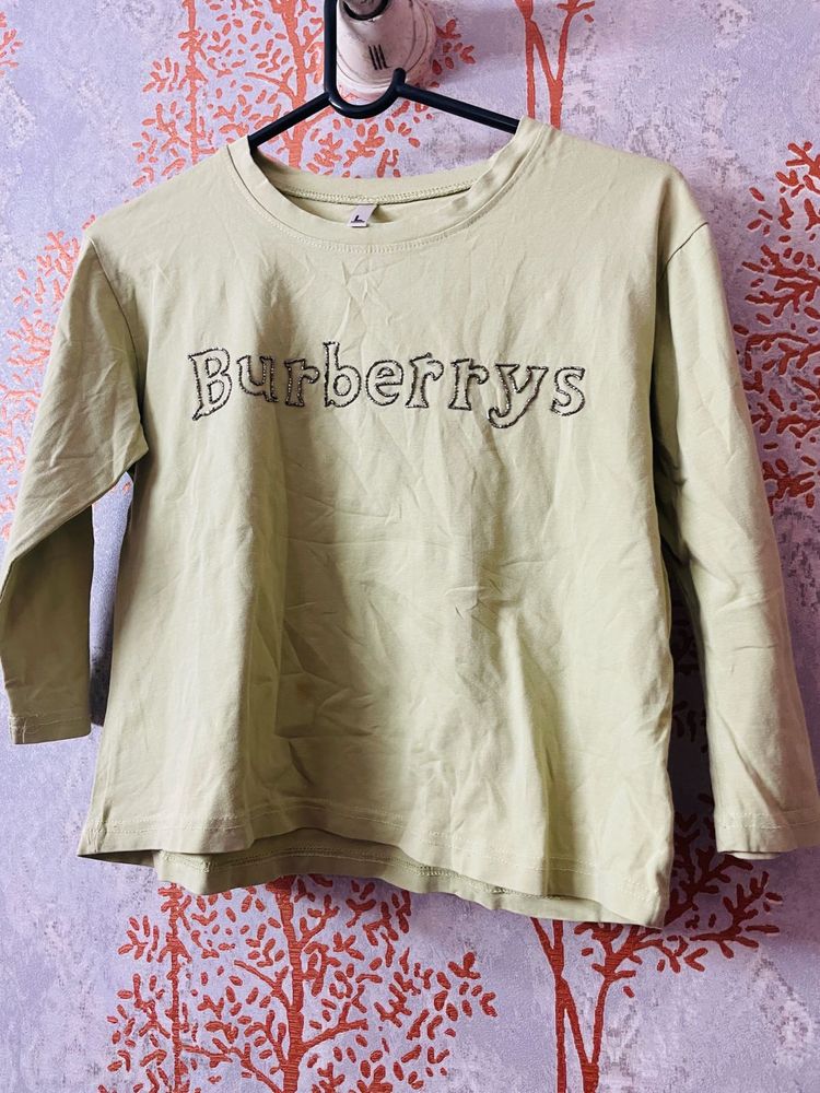 Burberrys Long Sleeve Tee