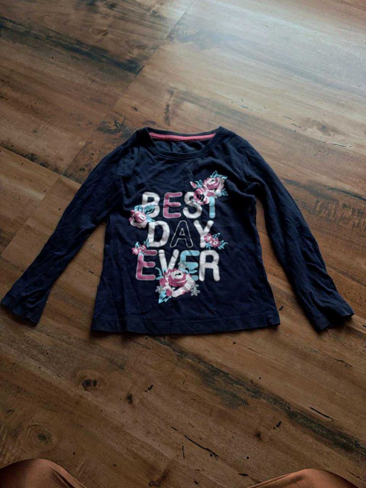Cute Girls&#39; Long Sleeve Tee