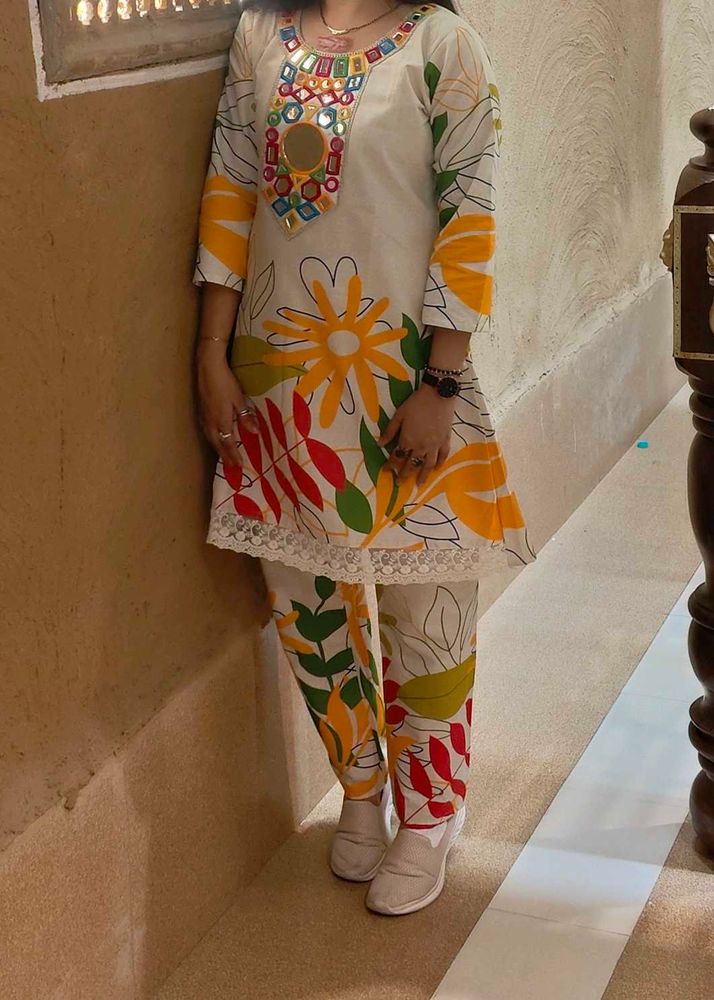 Beautiful Kutch Work Cor Ord Set