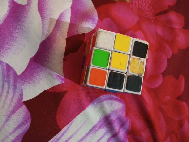 3×3×3 Cube Colour Game