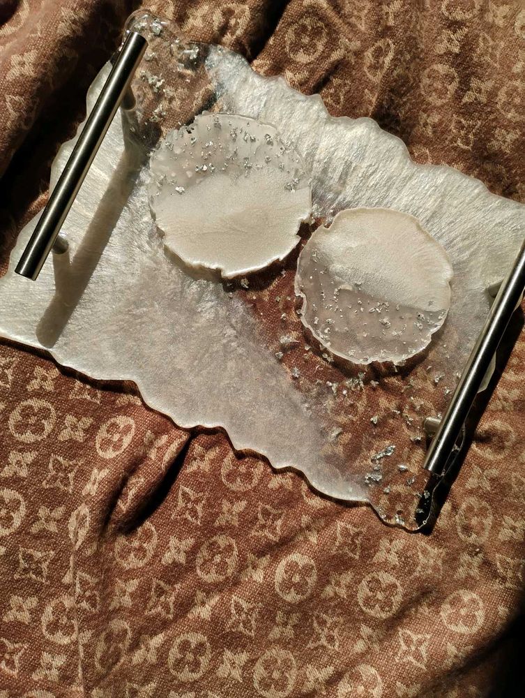 Tray And Coaster Set