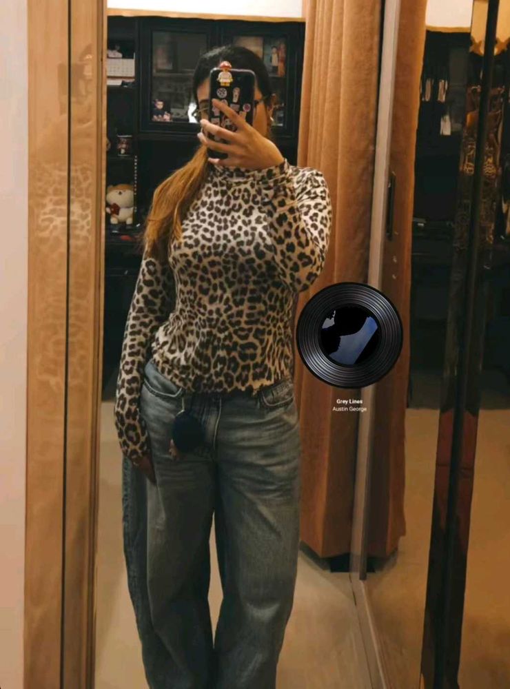 Leopard Print Top