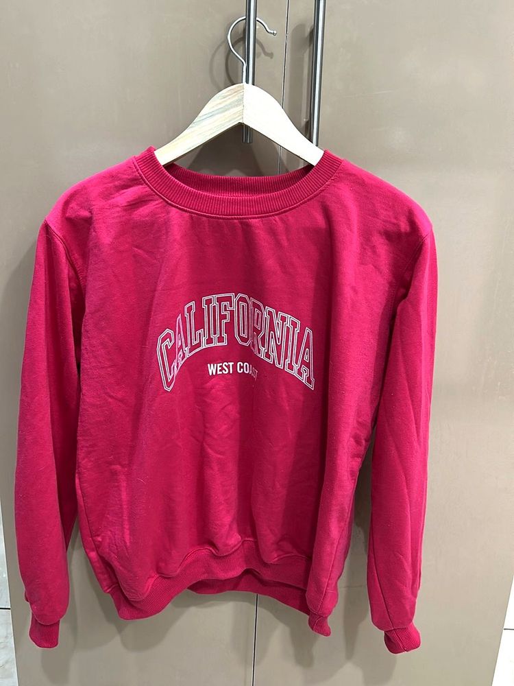 Pink California Graphic Sweatshirt