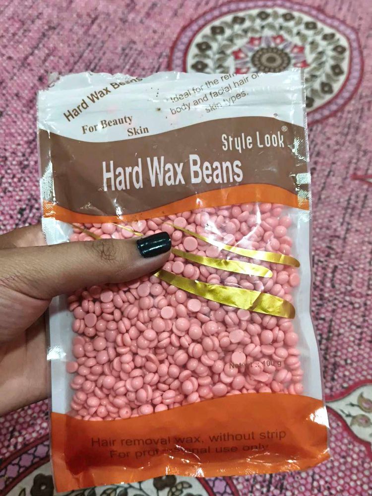 Pink Hard Wax Beans