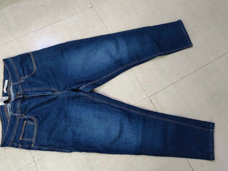 Dark Blue Denim Jeans