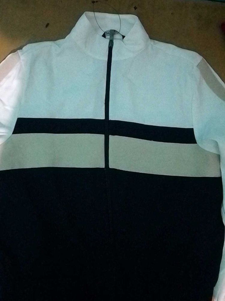 Striped Zip-Up Jacket