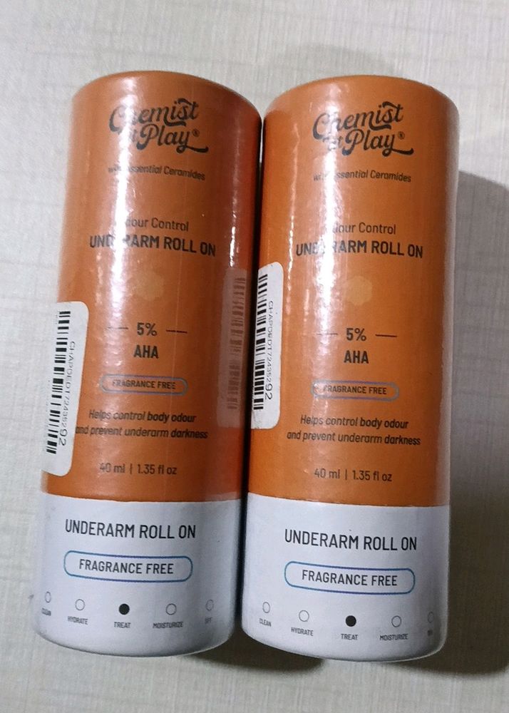 Chemist At Play 5 % AHA Roll On Pack Of 2
