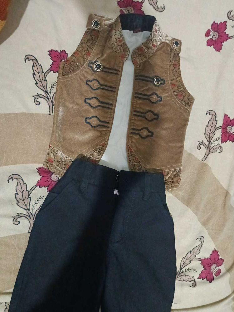 Party Wear Jacket With Pan