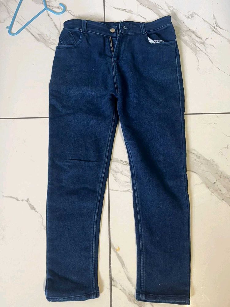 Dark Blue Denim Jeans