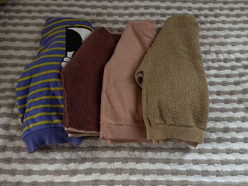 Warm fleece sweatshirts combo
