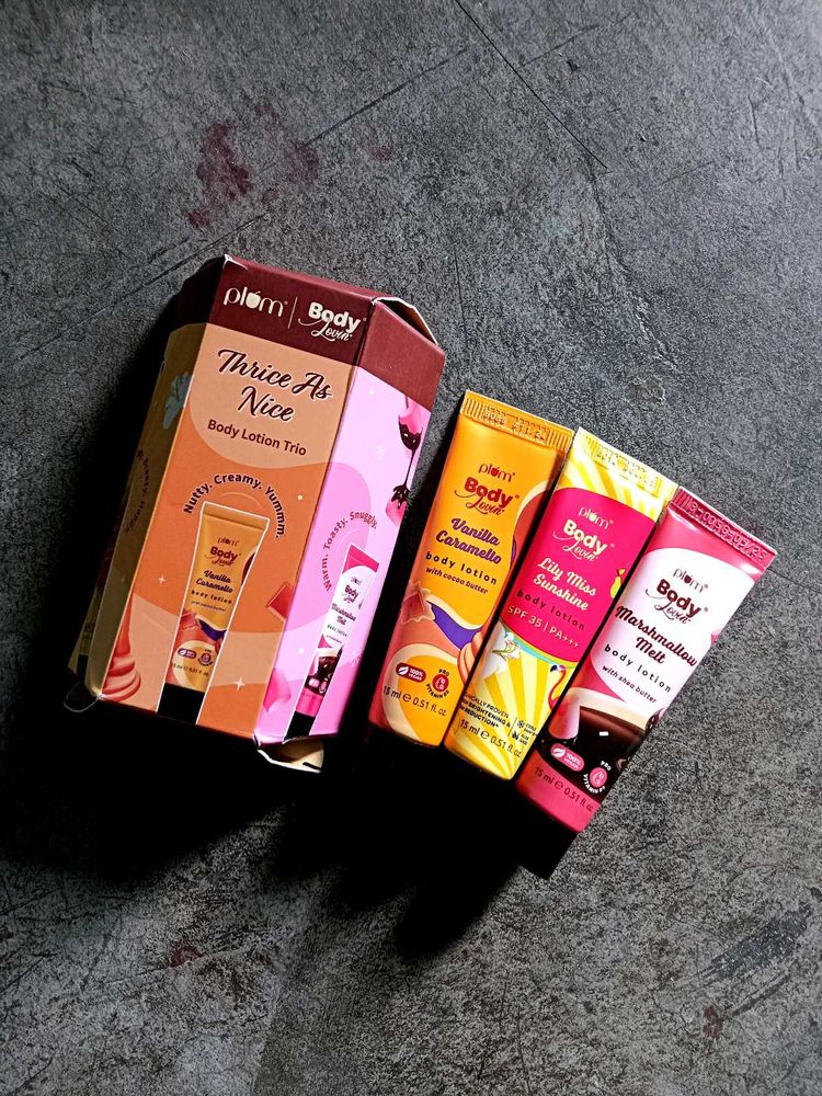 Plum Body Lotion Trio