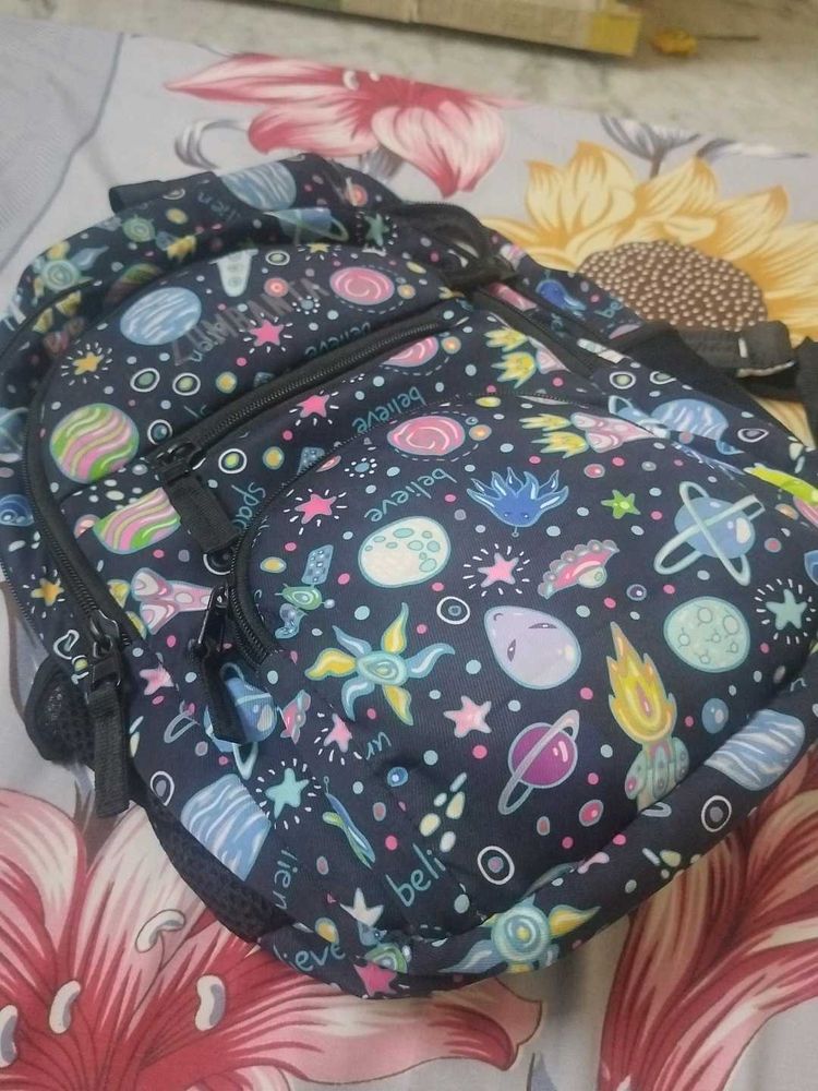 Galaxy Print Backpack