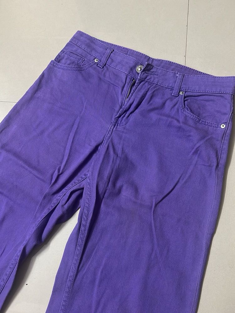 Purple Denim Jeans