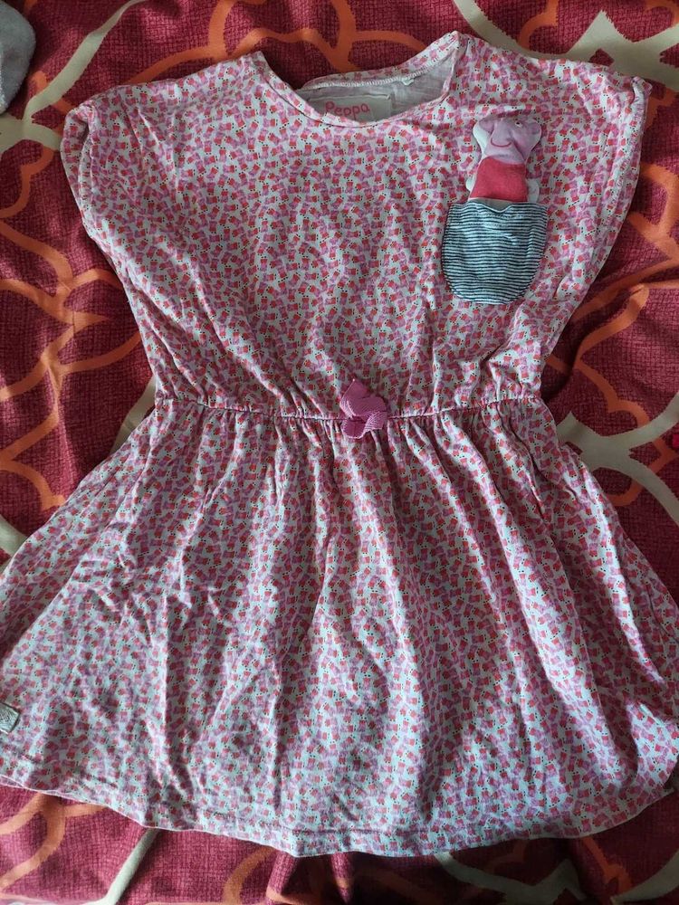 Pepper Pig 3 Years Frock