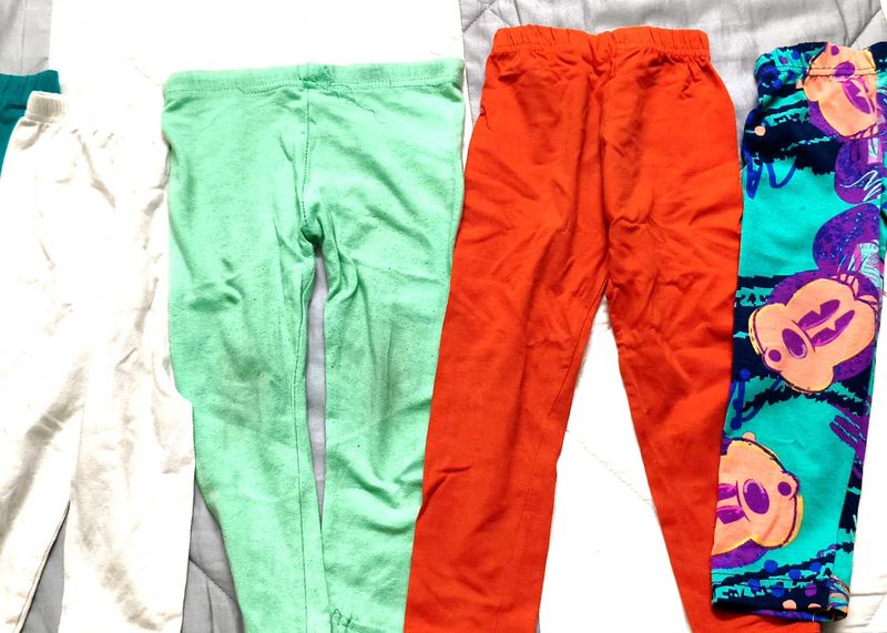 5 Girl Baby Leggings