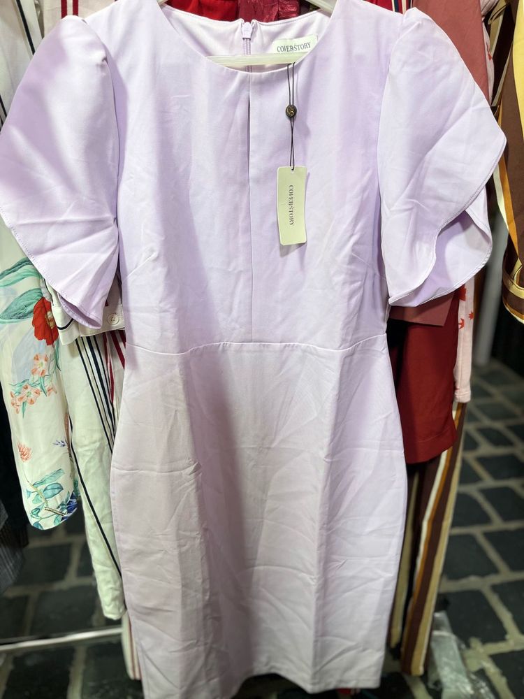 Lavender Midi Dress