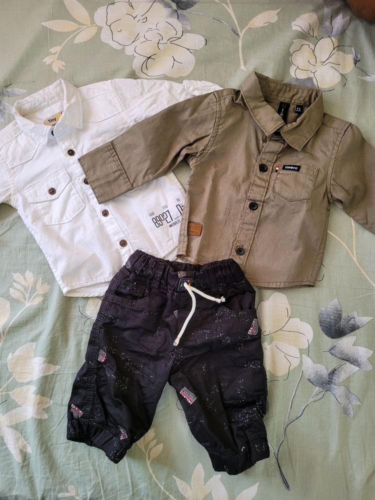 2 Shirts And Baby Trousers