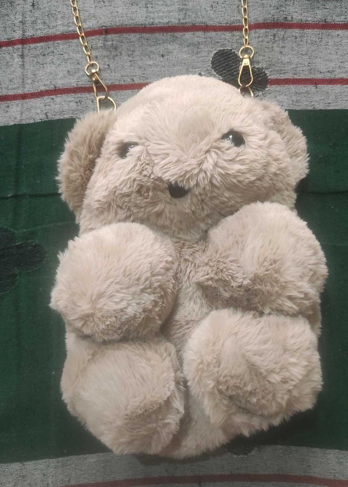 Vintage Cute Fur soft sling bag Totally New