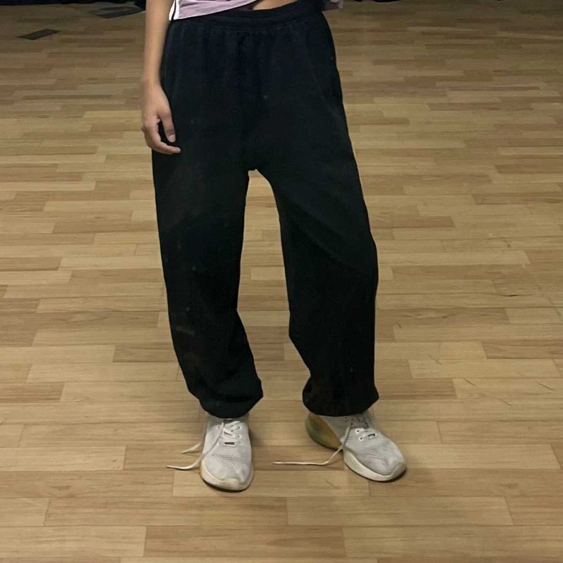Black Baggy Joggers For Women.