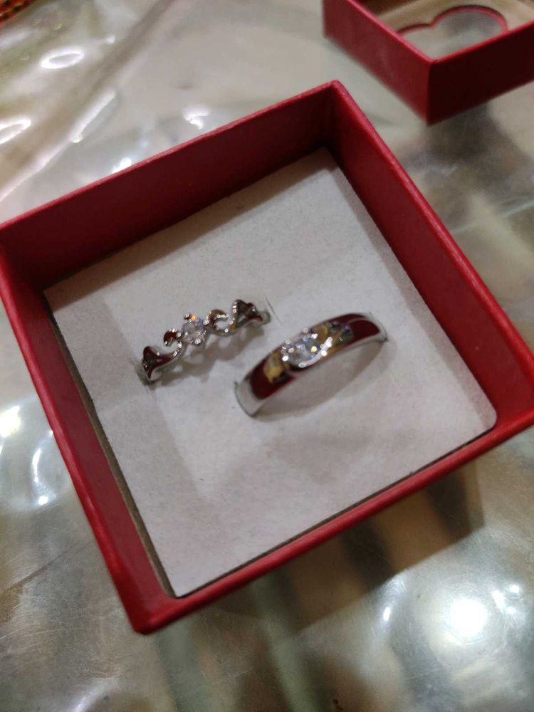 Anti Tarnish Couple Rings